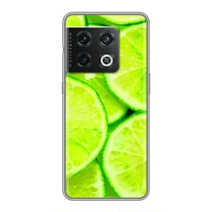 Чехол с изображением вкусной еды для OnePlus 10 Pro (Лайм)