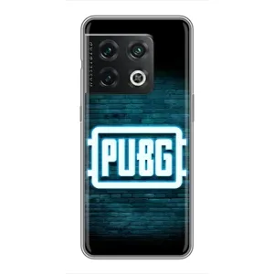 Чехол (TPU) с картинкой "Лого Пабг" на ВанПлас 10 Про (Лого PUBG)