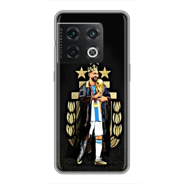 Чехол с рисунком «Месси король» для OnePlus 10 Pro