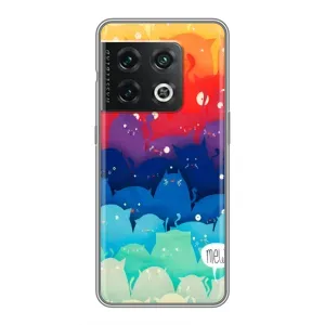 Силіконовий чохол з котиком для OnePlus 10 Pro (Mew)