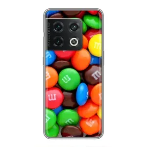 Чехол с изображением вкусной еды для OnePlus 10 Pro (Разноцветные M&M'S)