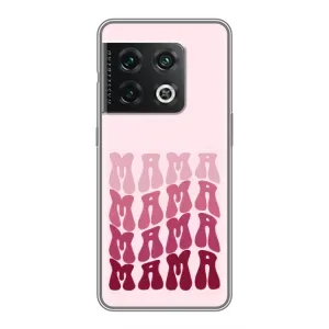 Чехол с рисунком «Надпись мама» для OnePlus 10 Pro