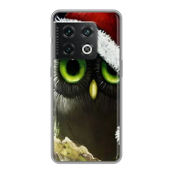 Чехол с рисунком «Новогодняя Сова» для OnePlus 10 Pro Чехол с рисунком «Новогодняя Сова» для OnePlus 10 Pro