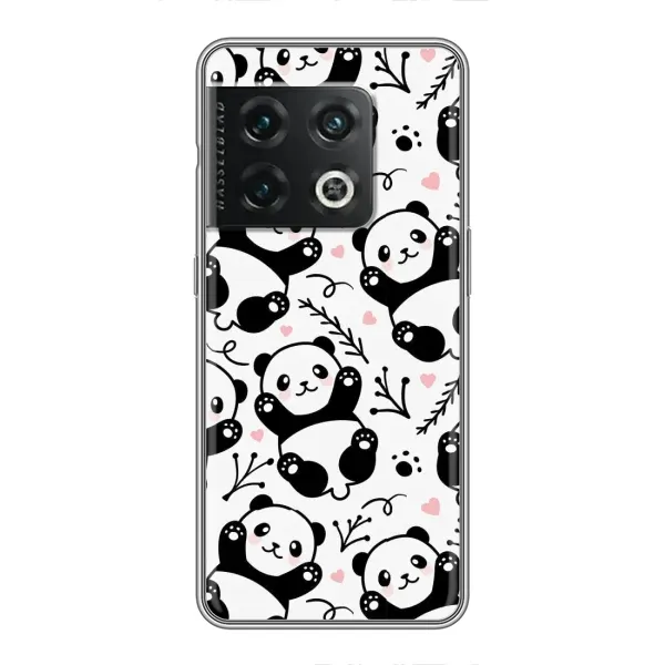 Чехол с рисунком «Пандочки» для OnePlus 10 Pro