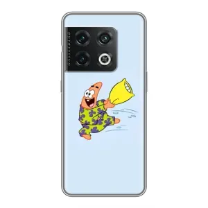 Чехлы с Патриком на OnePlus 10 Pro (Патрик с подушкой)