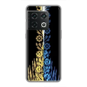 Силиконовый Чехол на OnePlus 10 Pro (Патриотическая вышиванка)
