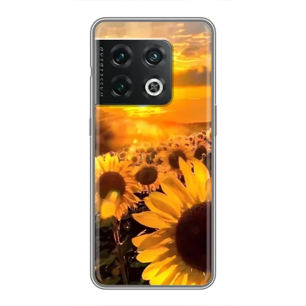 Чехол с рисунком «поле подсолнухов» для OnePlus 10 Pro
