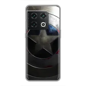 Чехол с Щитом Капитана Америки на OnePlus 10 Pro (Ретро Щит Капитана)