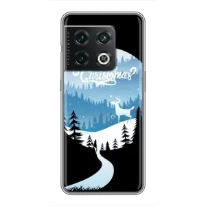 Силиконовый бампер на рождество для OnePlus 10 Pro (Рождественский Олень)