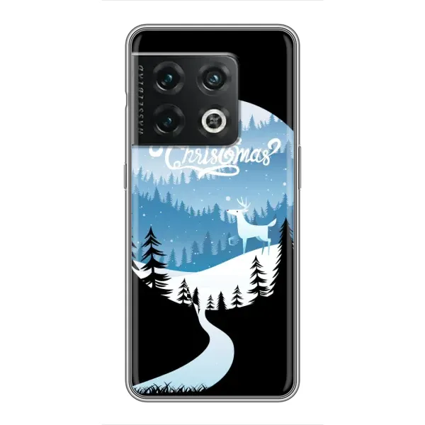 Чехол с рисунком «Рождественский Олень» для OnePlus 10 Pro