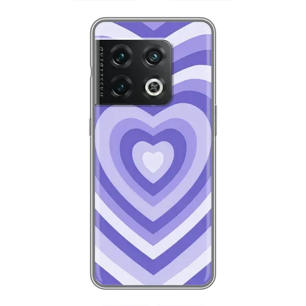 Чехол с рисунком «Сердце фиолет» для OnePlus 10 Pro Чехол с рисунком «Сердце фиолет» для OnePlus 10 Pro