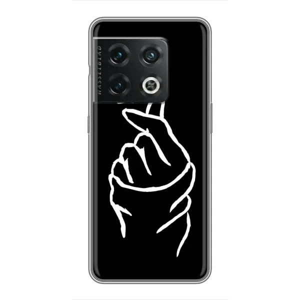 Чехол с рисунком «Сердце на черном» для OnePlus 10 Pro Чехол с рисунком «Сердце на черном» для OnePlus 10 Pro