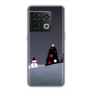 Чехлы на Новый Год OnePlus 10 Pro (Снеговички)