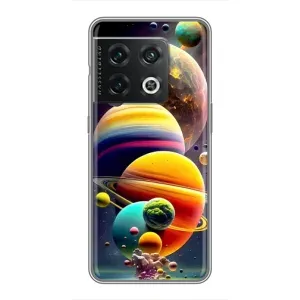 Чохол (ТПУ) з планетами на OnePlus 10 Pro (Сонячна система)