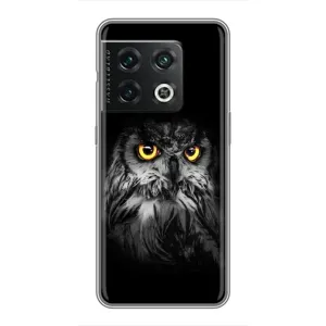 Чохли з принтом СОВИ для OnePlus 10 Pro (Сова на чорному)