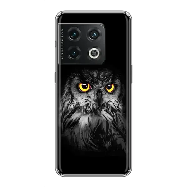 Чехол с рисунком «Сова на чёрном» для OnePlus 10 Pro Чехол с рисунком «Сова на чёрном» для OnePlus 10 Pro