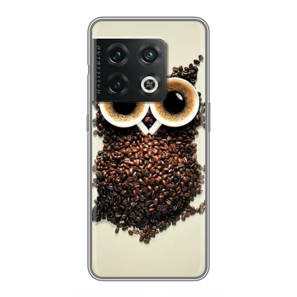 Чехол с рисунком «Сова с зерен кофе» для OnePlus 10 Pro Чехол с рисунком «Сова с зерен кофе» для OnePlus 10 Pro