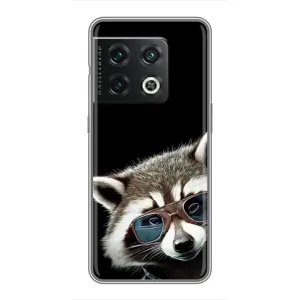 Силіконовий Чохол з Энотами на OnePlus 10 Pro (Стильний Єнот)