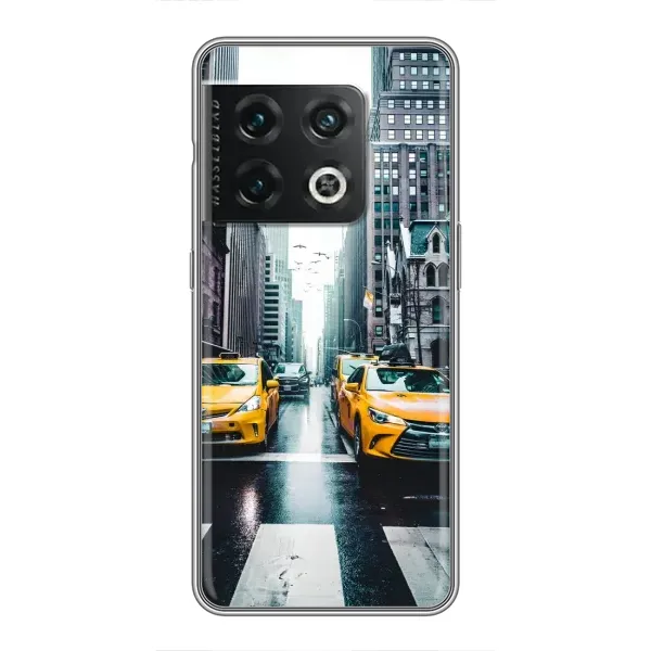 Чехол с рисунком «Такси» для OnePlus 10 Pro
