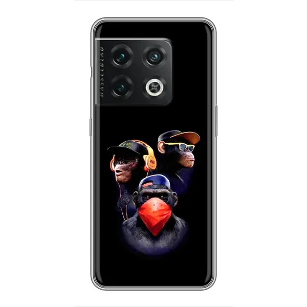 Чехол с рисунком «Три обезьяны» для OnePlus 10 Pro