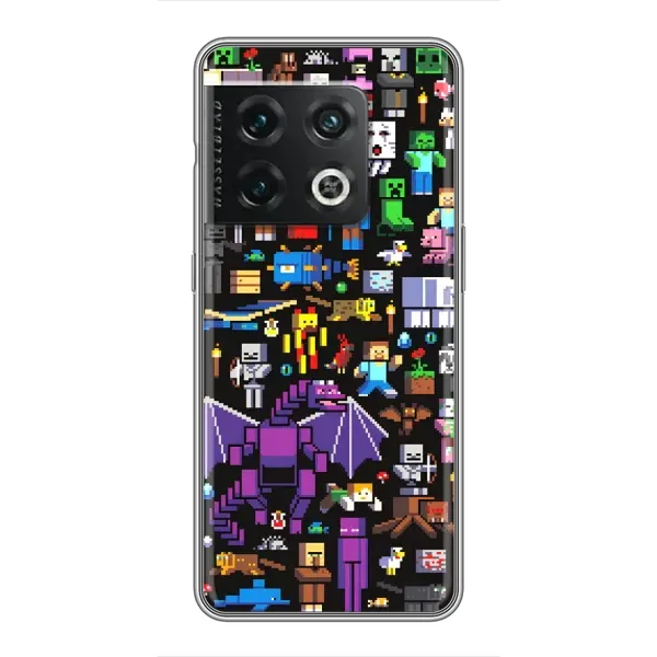 Чехол с рисунком «Все персонажи» для OnePlus 10 Pro