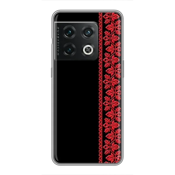 Чехол с рисунком «Вышиванка на черном» для OnePlus 10 Pro Чехол с рисунком «Вышиванка на черном» для OnePlus 10 Pro