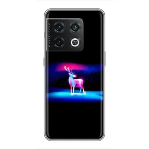 Силіконовий бампер з картинкою звірів для OnePlus 10 Pro (Яскравий олень)