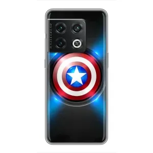 Чехол с Щитом Капитана Америки на OnePlus 10 Pro (Яркий Щит Капитана)