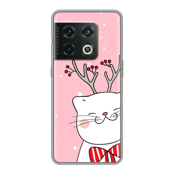 Чехол с рисунком «Зимний кот» для OnePlus 10 Pro Чехол с рисунком «Зимний кот» для OnePlus 10 Pro