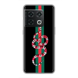 Чохли бренд ГУЧЧІ для OnePlus 10 Pro (Змій Гуччі)