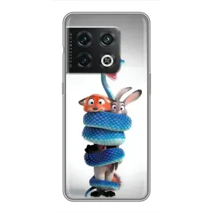 Силиконовый чехол с принтом Зоотрополіс для OnePlus 10 Pro (Змея Зоо)