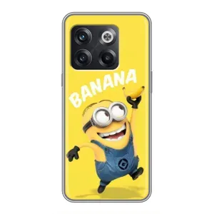 Мультяшний принт на Чохол для ВанПлас 10Т (Banana)