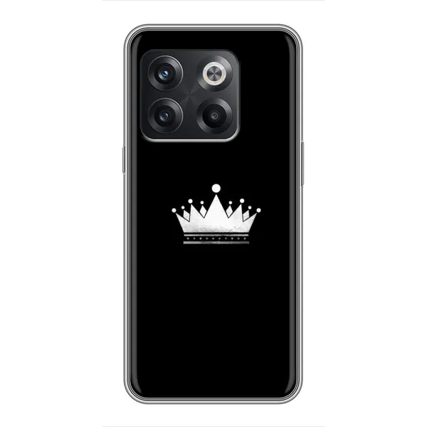 Чехол с рисунком «Белая корона» для OnePlus 10T Чехол с рисунком «Белая корона» для OnePlus 10T