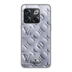 Текстурный Чехол Louis Vuitton для ВанПлас 10Т (Белый ЛВ)