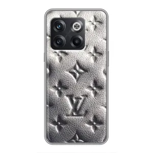 Текстурный Чехол Louis Vuitton для ВанПлас 10Т (Бежевый ЛВ)