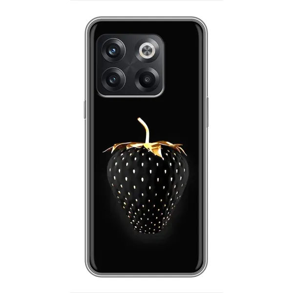 Чехол с рисунком «Чёрная клубника» для OnePlus 10T Чехол с рисунком «Чёрная клубника» для OnePlus 10T