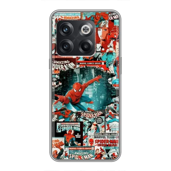 Чехол с рисунком «Комиксы Человек Паук» для OnePlus 10T Чехол с рисунком «Комиксы Человек Паук» для OnePlus 10T