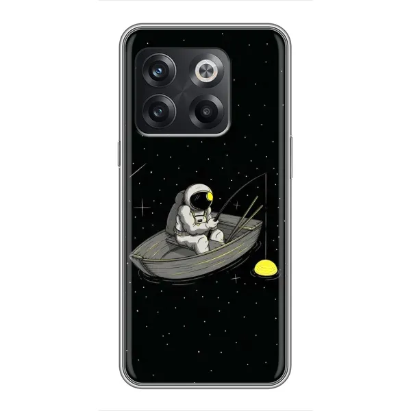 Чехол с рисунком «Космонавт на рыбалке» для OnePlus 10T Чехол с рисунком «Космонавт на рыбалке» для OnePlus 10T