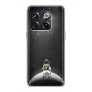Силіконовый Чохол з принтом "Космонавти" на OnePlus 10T (Космонавт романтик)