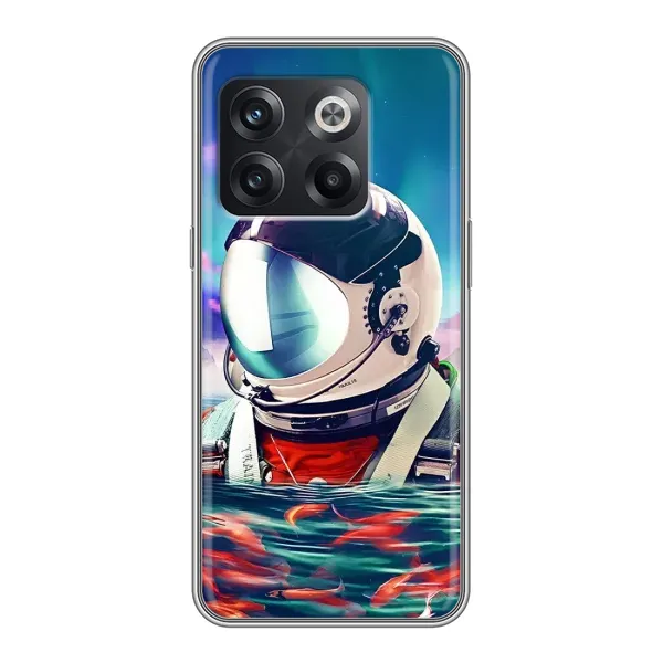 Чехол с рисунком «Космонавт в воде» для OnePlus 10T Чехол с рисунком «Космонавт в воде» для OnePlus 10T