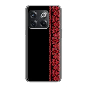 Силіконовый Чохол на OnePlus 10T (Червона вишиванка)