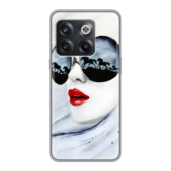 Чехол с рисунком «Любительница коней» для OnePlus 10T Чехол с рисунком «Любительница коней» для OnePlus 10T