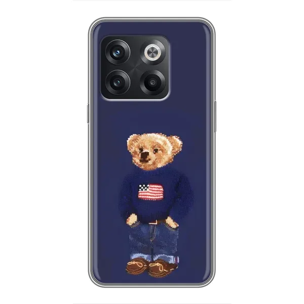Чехол с рисунком «Мишка USA» для OnePlus 10T Чехол с рисунком «Мишка USA» для OnePlus 10T