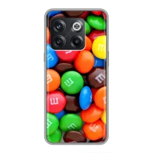 Чохол з зображенням смачної їжі для OnePlus 10T (Різнокольорові M&M'S)