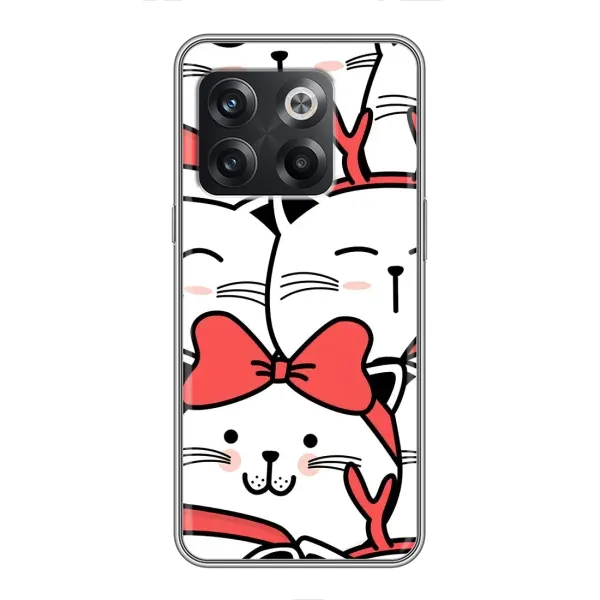 Чехол с рисунком «Новогодние котики» для OnePlus 10T Чехол с рисунком «Новогодние котики» для OnePlus 10T