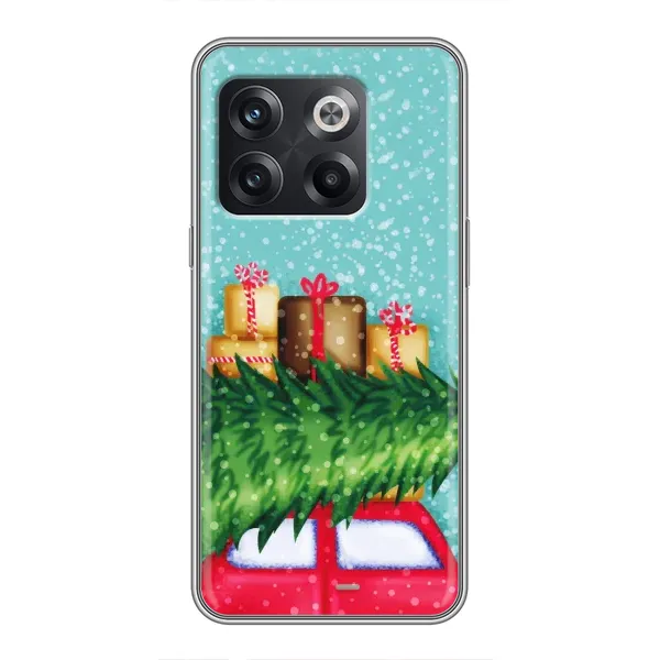 Чехол с рисунком «Новогодние подарки» для OnePlus 10T Чехол с рисунком «Новогодние подарки» для OnePlus 10T