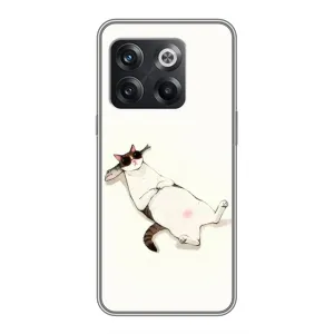 Чехол на тематику: Коты для OnePlus 10T (Отдых)