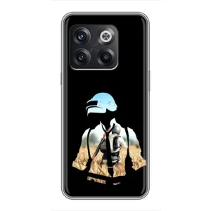 Силиконовый чехол с картинкой "Герой Pubg" на OnePlus 10T (Пубг мен)