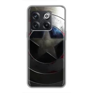 Чехол с Щитом Капитана Америки на OnePlus 10T (Ретро Щит Капитана)