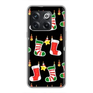 Силиконовый бампер на рождество для OnePlus 10T (Рождественские подарки)